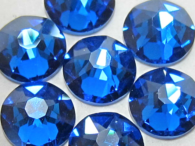 72 pcs. 20ss CAPRI BLUE NIGHTFALL STAR BRIGHT FLATBACK Rhinestones